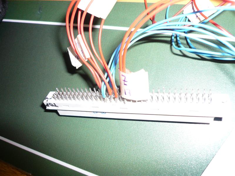 A connector we made a long time ago for controlling the bottom board stepper motors. (I'm pretty sure we used an opto isolator switched direct from the parellel port)