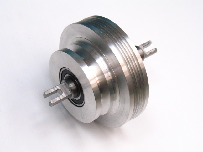 The finished jack pulley.