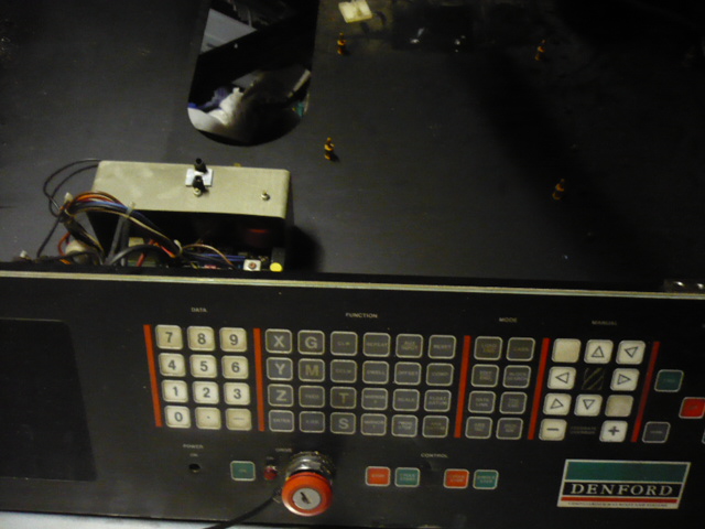 Front control panel and display