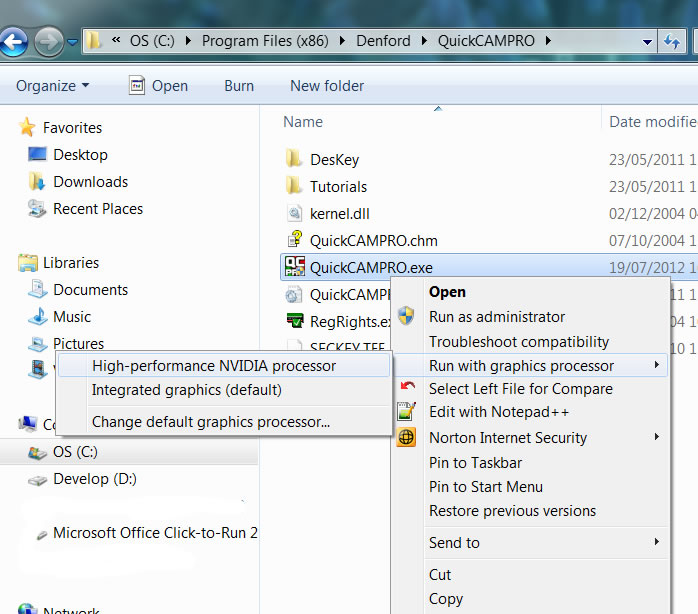 Then pick a better graphics card, or update your openGL driver!