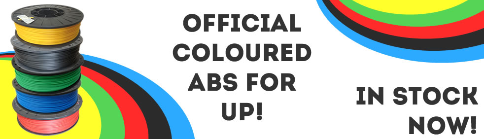 Coloured ABS filament for UP!