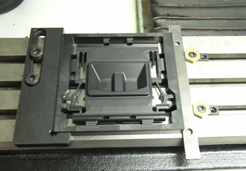 Part of an automatic bank note validation machine