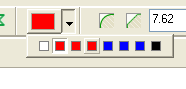 Right click the color drop-down to change palletes