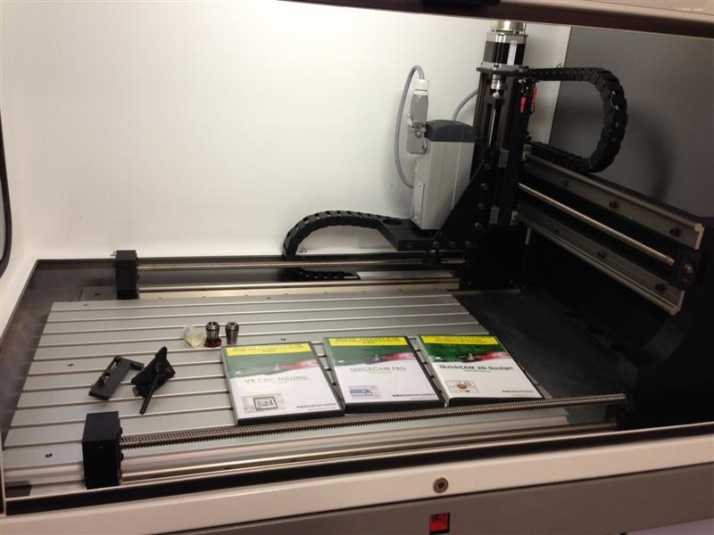 Inside the machine, it powers and runs perfectly