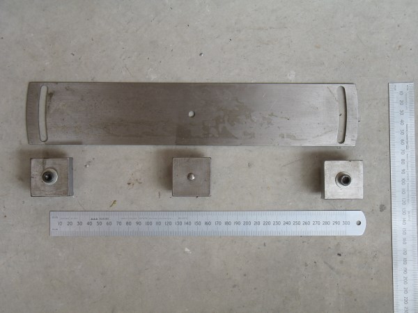 These are the parts for the taper attachment.