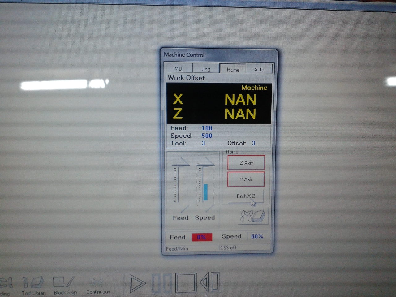 Feedrate Error
