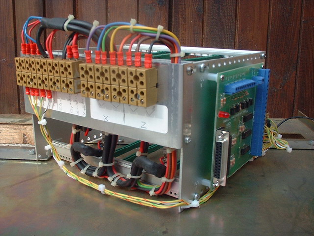 The saw off rack holding the digiplan drives with (most) things labelled