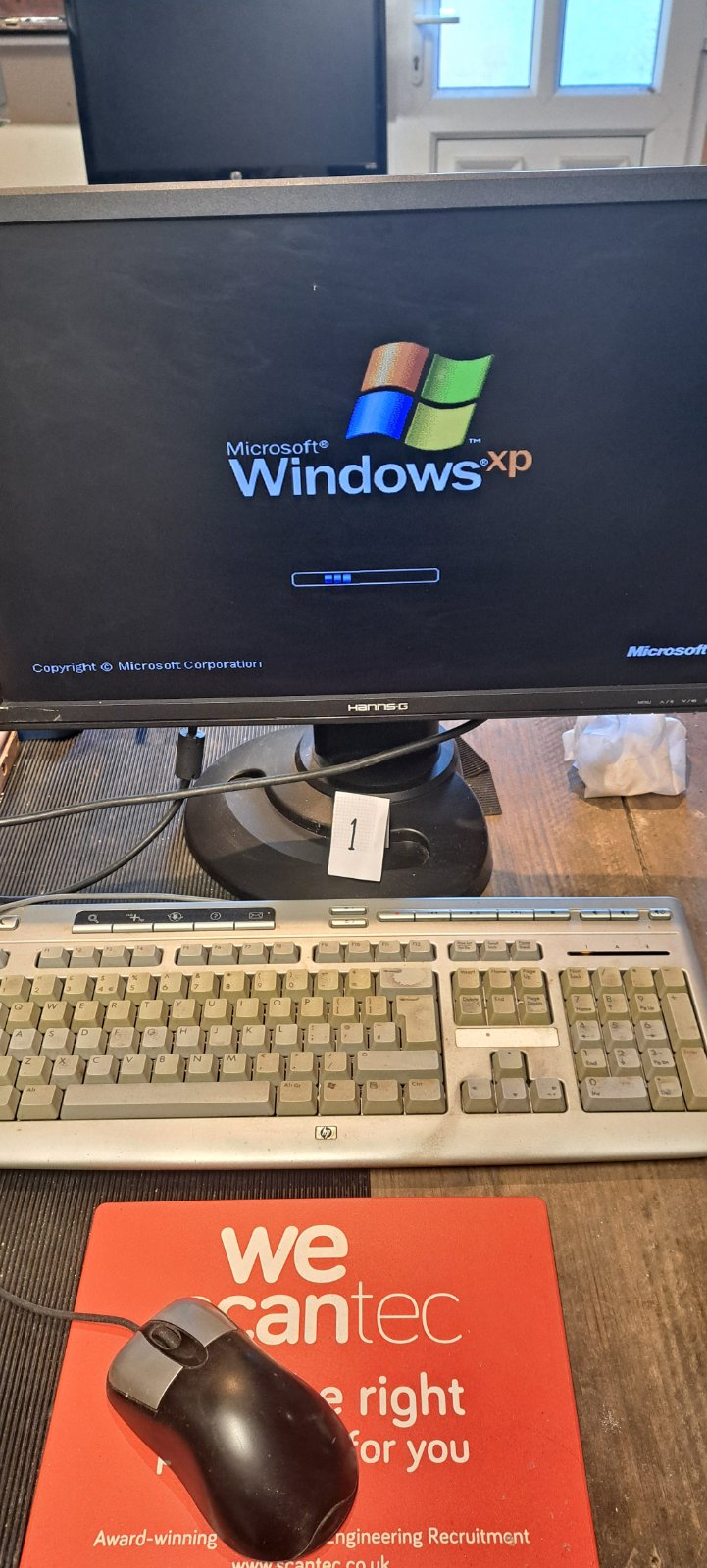 Windows XP on both machines