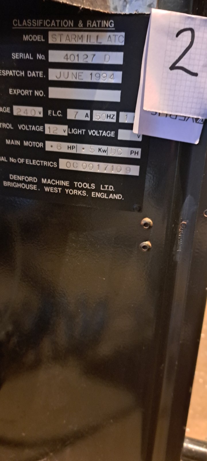 Serial Plate machine 2