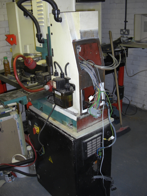 Back of machine