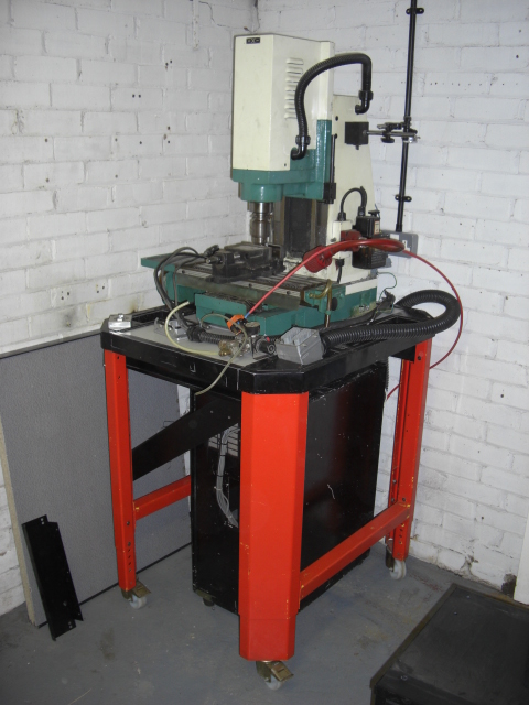 Mill on cut down bench