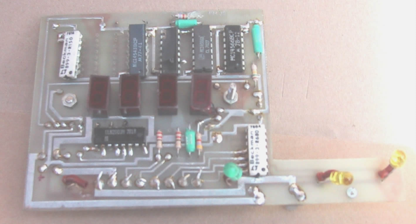 Believed to be the later design. There is one IC and a green LED totally missing in this pic, but has since been repaired to full working order.