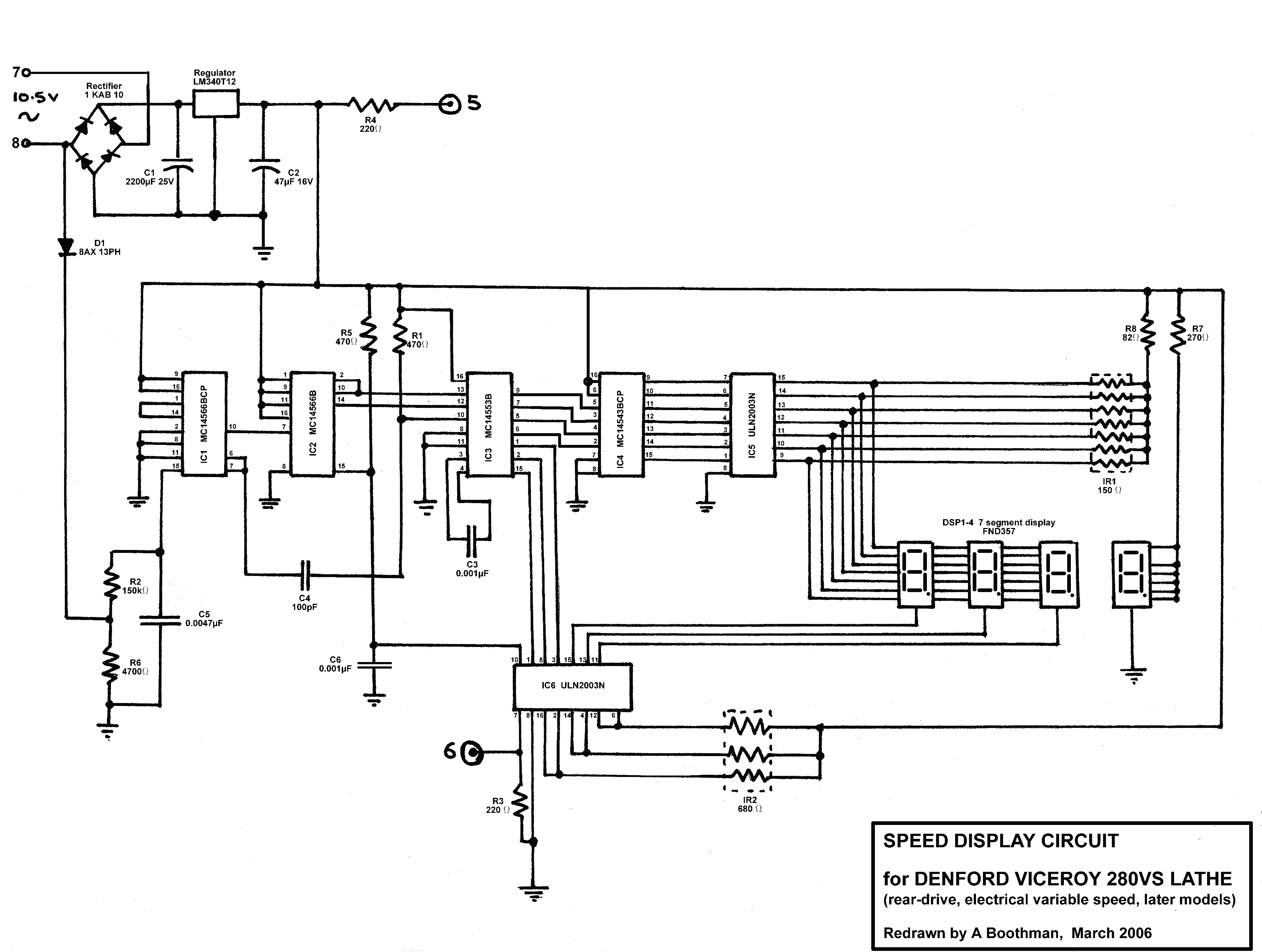 Schematic for type 2 circuit board